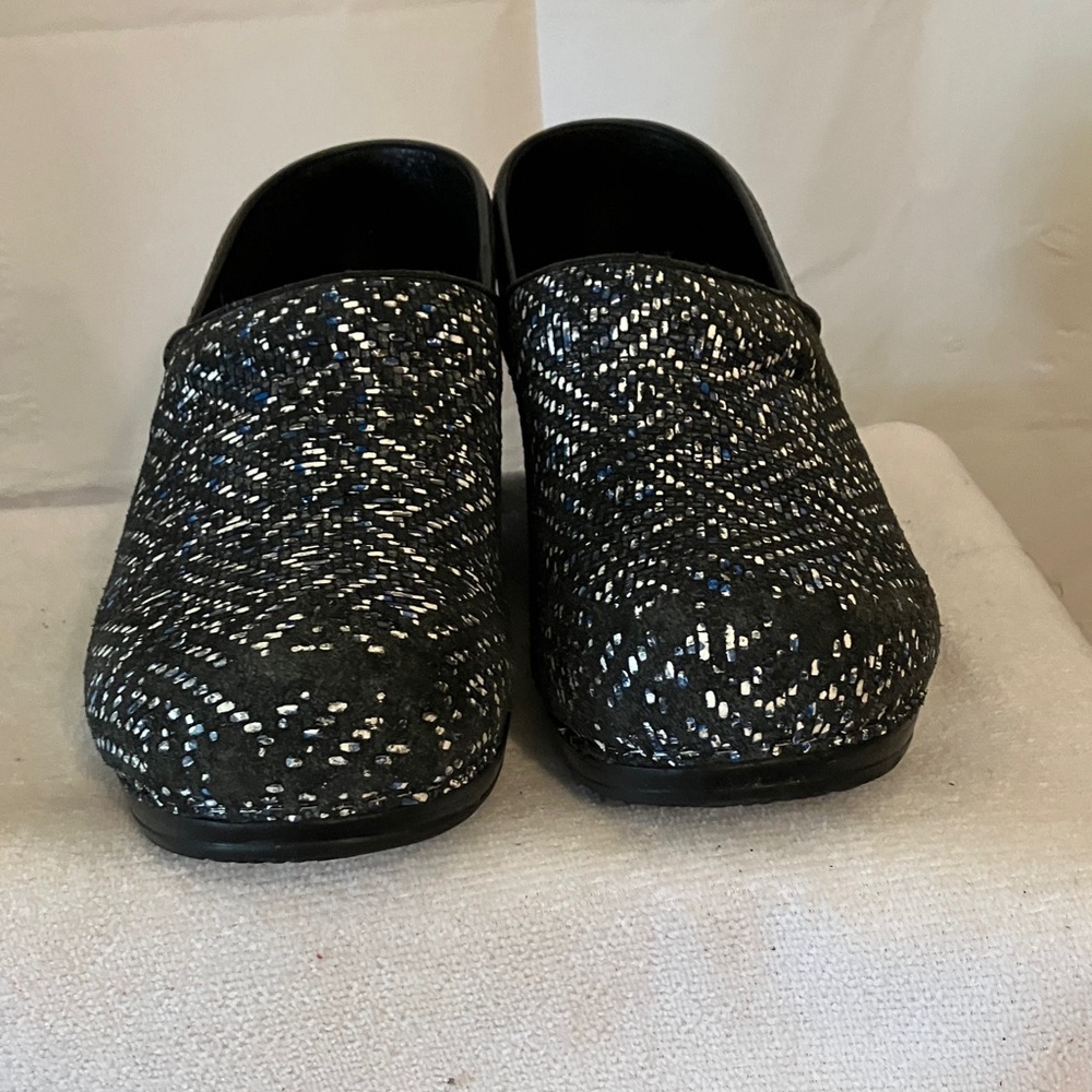 Sanita The Original Danish Clog Women’s Sz 41 (approx 9 1/2 -10) Black/Blue